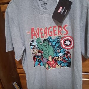 Marvel Avengers Gray Graphic Tee